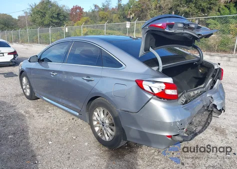 2015 Hyundai Sonata Limited из США, поврежденный, VIN 5NPE34AF6FH148673
